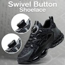 frysen frysen Chaussures de travail Chaussures de sécurité Hommes Femmes Embout en acier Anti-écrasement Léger Sportif Respirant Autobloquant Libération rapide Mode Chaussures de protection 36-46 EU