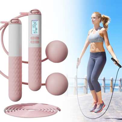 Smart Jump Rope,Contador de Cuerdas para Entrenamiento,Cuerda de Saltar Uso Dual Interior y Exterior,Ligera y Ajustable,Cuerda para Saltar Inteligente para hacer ejercicio y perder peso