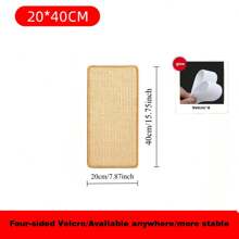 1PC Cat Scratcher Mat Natural Sisal Cat Scratch Mats Scratching Pad Protect Carpets And Sofas For Cat Paw Training