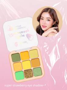 Eyeshadow Palette 9 Shades Matte, Satin, Glitter High Pigmentation