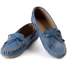 Greco Designs Women's Ballerinas Moccasins Elegant Comfortable Flat Shoes - 藍色 - 查看 7