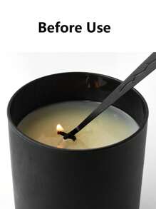 2Pcs Matte Black Candle Wick Trimmer Heavy-Duty Black Candle Scissors Wick Dipper Tools Set Stainless Steel Candle Cover Tools Kit Candle Wick Trimmer, Candle Wick Dipper Professional Candle Styling Kit For Candle Lovers Candle Accessory Set, A Gift Or Daily Or Festival Use, All Your Candle Care Needs Gifts Birthday Graduation