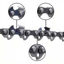 3pcs 16" 16Inch Pole Saw Chain, 3/8" LP Pitch, For Stihl MS210 Drive Links For Electric Chain Saw Parts Replacement, Sturdy And Durable - 3pcs - 查看 3