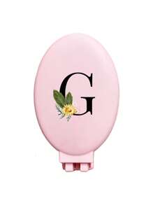 A-Z Daisy Flower Pattern Pink Portable Hollow Comb With Makeup Mirror, All-In-One Foldable Mirror Comb - Portable Tabletop Modern Makeup Tool, Travel Essential, Folding Comb With Makeup Mirror, Convenient To Carry,Giveaways,Travel,Cheap Stuff,Travel Essential - Pink - View 16