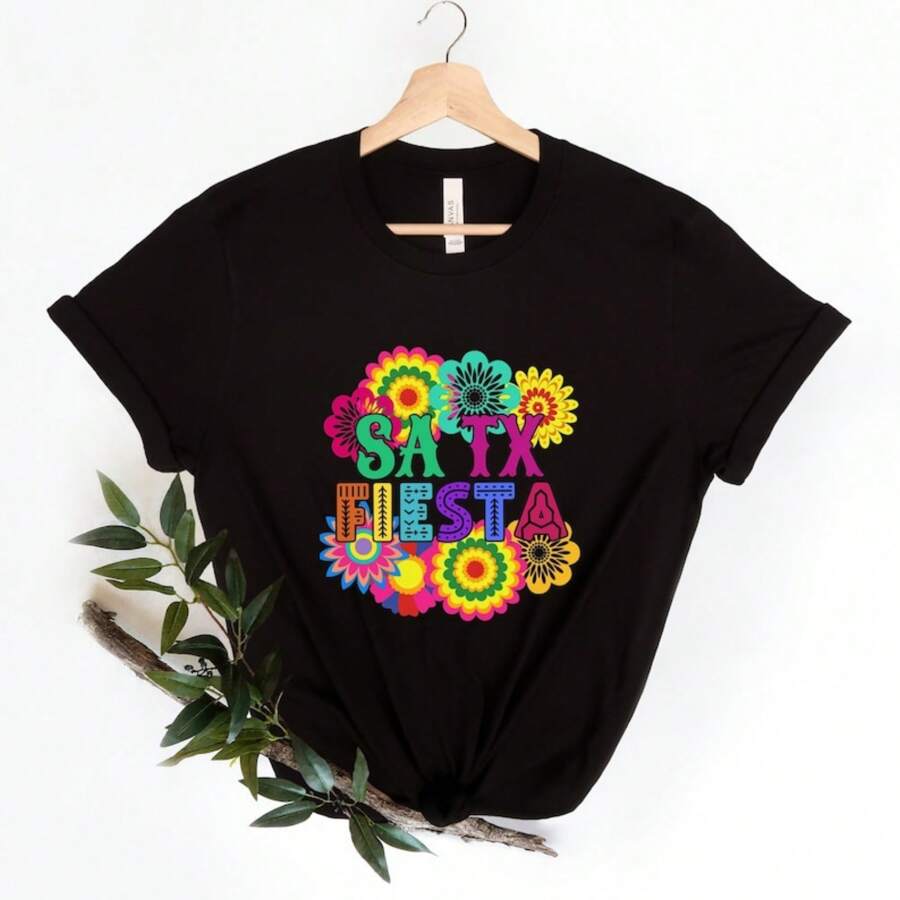 San Antonio Fiesta Shirt, 2024 Fiesta Shirt, Cinco De Mayo Festival Gift,Fiesta Shirts For Women, Fiesta Carnival Matching Girls Shirt - Black - View 1