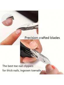 1/2/3/5/7/8pcs Manicure Tools & Ingrown Nail Clipper Kit, Nail Cutter, Nail Clipper, Nail File, Cuticle Nipper With Pusher, Callus Remover, Stainless Steel Double-Head Pusher, Nail Scraper, Nail File, Professional Pedicure Manicure Set