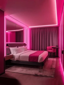 1 buah Lampu Strip LED Neon Tahan Air, Desain DIY untuk Ruang Permainan, Kamar Tidur, Ruang Tamu, Dapur, Bar, Koridor, Dekorasi Pesta, Dekorasi Luar Ruangan, Dekorasi Suasana Liburan, Dekorasi Pesta dengan Kontrol Jarak Jauh 44 Tombol, Berbagai Mode - cahaya berwarna - View 4
