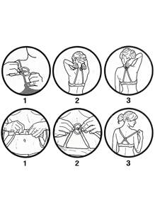 4/8/12/16 件/套 4 种颜色心形胸罩肩带夹，防滑交叉可调节胸罩肩带配件，用于隐形胸部支撑