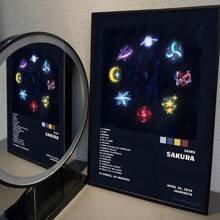 1pc Saiko Singer Sakura Poster In Trang chủ Phòng khách Phòng ngủ Lối vào Quán bar Quán cà phê Nghệ thuật Tranh Trang trí Không có Khung - Nhiều màu - Xem 19