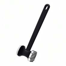 1PC Zinc Alloy Meat Tenderizer Double-Sided Meat Hammer, Steak Pork Chop Meat Hammer, Household Barbecue Marinated Meat Minced Meat Hammer Tendon Breaker, High Quality And Efficient, Multi-Functional Kitchen Tools