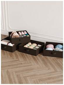 1 pieza Armario portátil de gran capacidad, fácil de montar para el hogar, alquiler, apartamento, mueble de dormitorio para ropa, estructura de tubo de acero resistente, organizador de ropa de 172 cm, cubierta de tela no tejida de unicolor, con 4 cajones y 4 barras colgantes para un almacenamiento de ropa razonable, adecuado para todas las estaciones