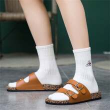 2025 New Thick Sole Plus Size Sandals, Summer Breathable Beach Shoes Casual Two-Wear Slippers For Young Men And Women, Lightweight Comfortable Waterproof Non-Slip Soft Bottom Beach Shoes, Versatile Slides