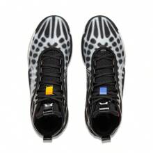 LI-NING YUSHUAI 19 男子篮球鞋专业运动 ABAV005 正品官方店 - 黑色/淺石灰 - 查看 4