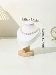 木制人体珠宝架、项链展示架、珠宝柜台展示道具、跳蚤市场配饰展示架