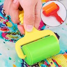 1pc Plastic Random Color Rubber Roller Diamond Painting Tools Diamond Art Reinforced Plastic Roller Cross Stitch DIY Accessories Practical Tools - Multicolor - View 1