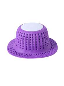 Tapón de silicona para el drenaje del lavabo, atrapa cabello, filtro anti-obstrucción, cubierta del drenaje para el baño, decoración del hogar y el baño para el verano - Multicolor - Ver 6