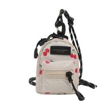 Mini Pouch Small Canvas Coin Purse Wallet, Travel Tactical Bag For AirPods, Earphones, Galaxy Buds, Coins, Keys, Paper Money - Zebra, Leopard, Cow, Cherry, Daisy Print - Multicolor - View 18