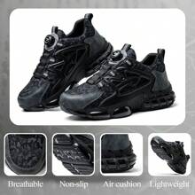 frysen frysen Chaussures de travail Chaussures de sécurité Hommes Femmes Embout en acier Anti-écrasement Léger Sportif Respirant Autobloquant Libération rapide Mode Chaussures de protection 36-46 EU