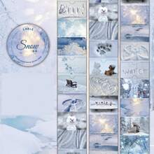 1 Roll Glitter Label Tape For Ins Style Craft & DIY Decorations, Paper Material For Scrapbook/Notebook/Diary/Frame/Envelope/Handmade Crafts