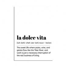 1 pieza Pintura de lienzo La Dolce Vita y Vintage Spritz Positano Italia sin marco para decoración de habitación de invitados y como regalo