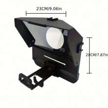 A10 Teleprompter Portable For Smartphone DSLR Camera Teleprompter Prompter With Phone Holder Remote Control For Video Recording Live Streaming Interview Stage Presentation Speech Video Making Tools - màu đen - Xem 7