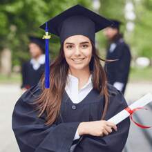 Nastrino da laurea 2025, nastrino per tocco da laureato, nastrino multicolore 2025 con ciondoli dorati con anno 2025 per decorazione tocco da laureato, accessori per festa di laurea - Multicolore - Visualizzare 12
