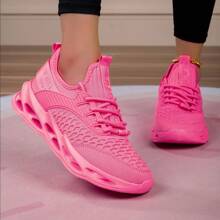 1 Paio di scarpe sportive di colore tinta unita, nuove scarpe sportive da donna stile britannico primavera/estate 2025 con lacci, punta tonda, suola alta antiscivolo, di moda, traspiranti, con suola spessa, da studentessa