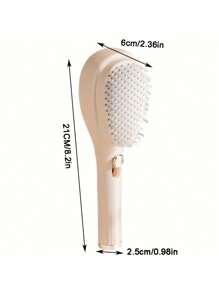 1PC 伸缩梳 清洁头皮不伤发 便携式头发按摩梳 家用防静电发梳 伸缩梳子 按摩梳 头皮断发清洁梳 防静电 不伤发 蓬松秀发 便携式家用 - 彩色 - 查看 11