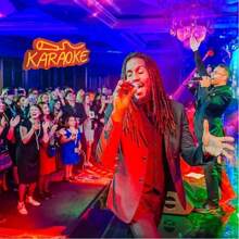 Fomzze Karaoke Neon Lights, Music Neon Lights, Wall Decorations, Suitable For Wall Art Decoration In Music Bars, Pubs, Clubs, Karaoke Venues, Illuminating Your Space, Red, 5V USB Power Supply