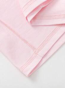 Balabala Young Girls Short-Sleeve T-Shirt, Quick-Dry Summer Base Layer, 2025 - White Red - View 8