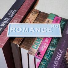 定制图书馆标志、书架街道标志、书香装饰、图书馆装饰、书架装饰、书立、做旧标志、异想天开、浪漫、书架礼物、多功能、可调节、浴室、客厅、卧室、学校、办公室、茶室、家庭、花园、慢夏日生活、夏季假期