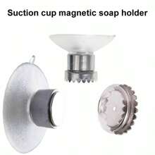 Easy-Install Magnetic Soap Dish - No Drill, Suction Cup Wall Mount For Shower & Kitchen, Quick-Drain Design Stainless Steel Does Not Rust Home Bathroom Decor Fall Decor Back To School - Multicolor - View 15