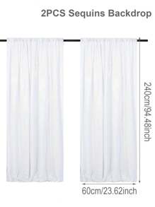 1 pièce Rideau de fond en sequins or/argent, plusieurs couleurs, décoration de fond de fête, rideaux de fond de mariage, décoration de mariage, décoration de baby shower, décoration de révélation de genre, décoration de fête d'anniversaire, pour studio de photographie, décoration de fond photo