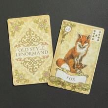 Old Style Lenormand Card, Fortune Telling Tarot Oracle Card Games,Divination Table Games,Family Party Entertainment Game - Multicolor - View 3