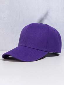 1pc Unisex Solid Color Simple Classic Casual Baseball Cap, Suitable For Outdoor Activities And Casual Parties