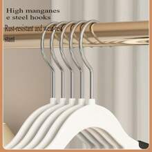 5pcs 15pcs 25pcs 35pcs Space-Saving Non-Trace Hanger For Clothes With Skid-Proof Design, Dual-Position Clothes Rack For Damp And Dry Clothes Support