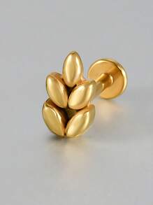 1PC Stainless Steel Flower Ear Tragus Cartilage Piercing Internal Threaded Bee/Butterfly Labret Ring Lobe Earrings Helix Piercing - 1 Gold - View 23