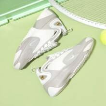 Nike Zapatillas retro de alta calidad de estilo robusto con diseño Panda negro y blanco de la serie AIR ZOOM 2K, zapatos deportivos ligeros y casuales - Avena - Ver 2