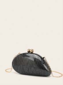 Women Evening Clutch Bag Bridal Wedding Acrylic Asymmetric Shaped Clutch For Women Prom With Detachable Metal Chain For Wedding And Party Shoulder Bag Women Clutch Purses For Ladies Handheld Evening Bag Versatile Cocktail Party New Wallet Banquet Bag - Multicolor - View 16