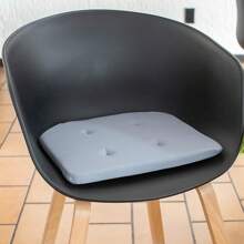 Cojín para Silla, Capitonado (4 piezas) - Gris - Ver 4