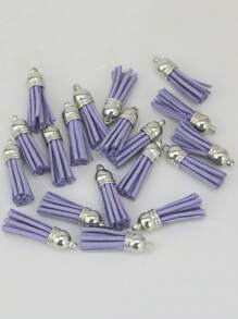 (20pcs/Pack) 4cm Retro British Style Tassels Keychain, Brooch, Clothing Decor, Bag Charm, Handmade DIY