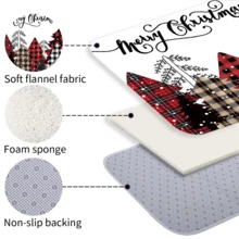 4pcs Christmas Tree Shower Curtain Set - Waterproof Modern Home Decoration - Complete With 12 Shower Curtain Hooks And Toilet Floor Mat For A Festive Bathroom Makeover Home Bathroom Decor Fall Decor Bathroom Accessories Back To School