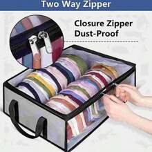 2 bolsas protectoras plegables para el almacenamiento de sombreros, bolsas de almacenamiento transparentes con ventana para mantener la forma y limpieza de los sombreros