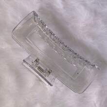 Big Hair Clip For A Stylish Look - Clear - View 1