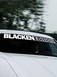 1pc BLACKENEDITION Bumper Sticker Vinyl Decal Laptop Decal Stickers For Car