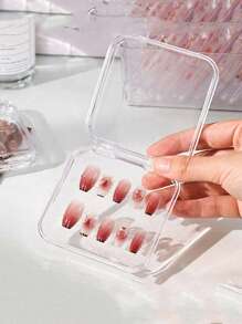 Juego de 2/4/6 cajas de almacenamiento y exhibición de arte de uñas, cajas de esmalte de uñas transparentes hechas a mano, cajas pequeñas para muestras de arte de uñas, cajas de empaque vacías para productos de uñas, bolsas, bolsas de maquillaje, tocador, viaje, bolsa de maquillaje, organizador, almacenamiento, organizador de maquillaje, bolsas de maquillaje, bolsa de aseo, organizador de escritorio, bolsa de cosméticos, bolsa de maquillaje, organizador de maquillaje, accesorios de tocador, bolsa de maquillaje, bolsas de maquillaje, joyero, bolsa, soporte para brochas de maquillaje, soporte para brochas, organizador de perfumes, bolsa, regalos para mujeres, regalos de Navidad, ideas de regalo para mujeres, decoración de habitación - transparente - Ver 5