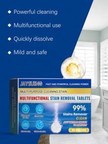 Pastillas de limpieza descontaminantes y multiusos para la cocina y el baño, para quitar la suciedad y las manchas