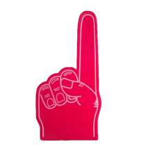 1pc 18-Inch (Approx. 46cm) Giant Foam Finger, DIY Blank Foam Glove Suitable For All Occasions Cheering, Sports Cheerleading Props, Party Atmosphere Decorations (Foamed Surface May Have Some Bubble Holes) - Multicolor - View 17