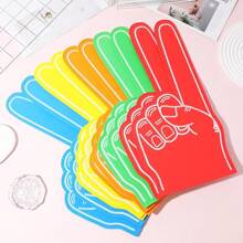 1pc 18-Inch (Approx. 46cm) Giant Foam Finger, DIY Blank Foam Glove Suitable For All Occasions Cheering, Sports Cheerleading Props, Party Atmosphere Decorations (Foamed Surface May Have Some Bubble Holes) - Multicolor - View 7