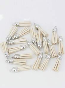 (20pcs/Pack) 4cm Retro British Style Tassels Keychain, Brooch, Clothing Decor, Bag Charm, Handmade DIY